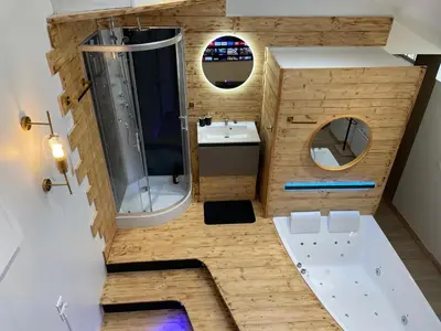 Salle de bains dans l'établissement Alcova