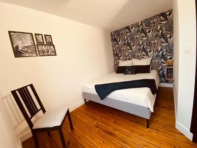Un ou plusieurs lits dans un hébergement de l'établissement La P'tite Maison Vaudon