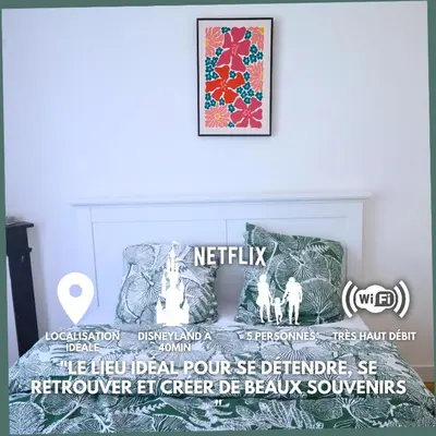 Plan de l'établissement Le Halo Secret, 40min de Disney, 5 min du centre Coulommiers