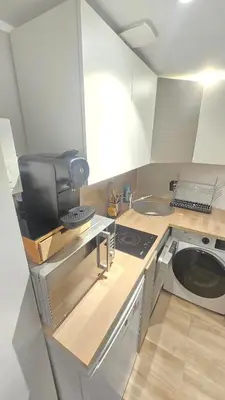 Cuisine ou kitchenette dans l'établissement studio gambetta