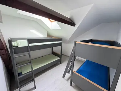 Un ou plusieurs lits superposés dans un hébergement de l'établissement L'Horizon Silencieux Loft