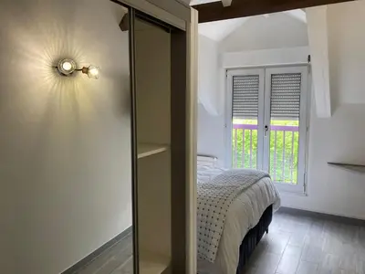 Un ou plusieurs lits dans un hébergement de l'établissement HSH France Chambre City 3 Proche de Disney