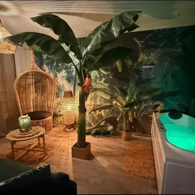Lodge de la Jungle avec Spa