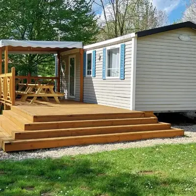 Mobil-home - Bairon - Bord de lac