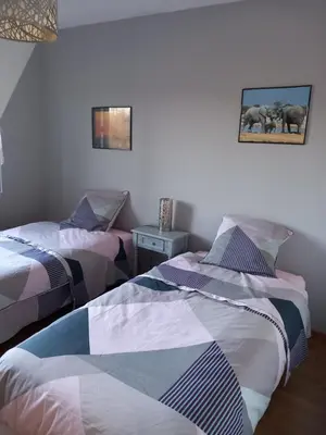 Un ou plusieurs lits dans un hébergement de l'établissement Maison