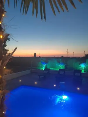 Piscine de l'établissement Le Chalet Tropical ou située à proximité