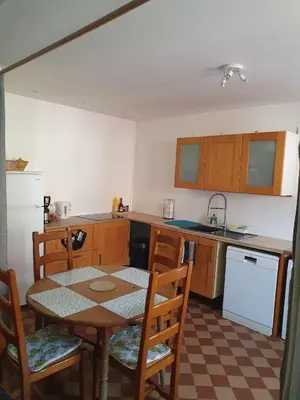 Cuisine ou kitchenette dans l'établissement Proximity to Cité Internationale