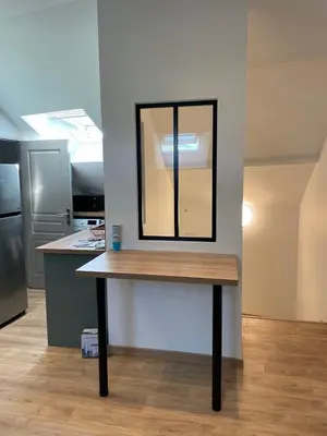 Cuisine ou kitchenette dans l'établissement La Parenthèse Rémoise