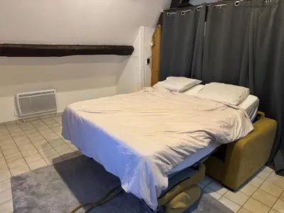 Un ou plusieurs lits dans un hébergement de l'établissement Zedd Apartment