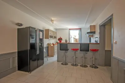 Cuisine ou kitchenette dans l'établissement L’Orthographe - T2 avec parking privé