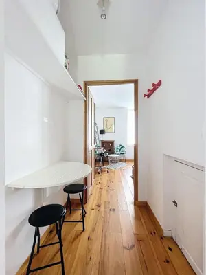 Coin salon dans l'établissement Jolie T1 proche du centre ville de Compiègne