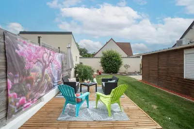 Jardin de l'établissement Gîte Marotte - Climatisé avec Jardin