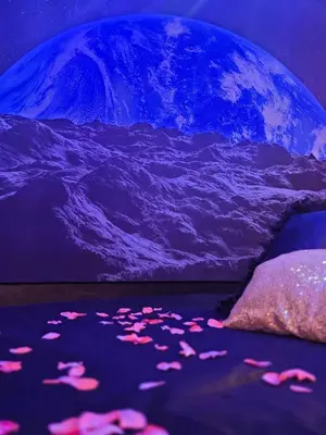 Un ou plusieurs lits dans un hébergement de l'établissement L Escapade Love Room