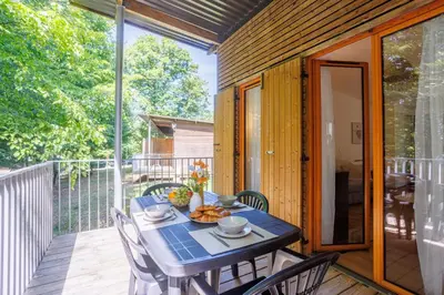 Balcon ou terrasse dans l'établissement Le Sureau S30 - Le Val Joly - 50 m du lac