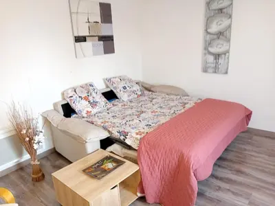 Un ou plusieurs lits dans un hébergement de l'établissement GITE 51 chez PATRICIA