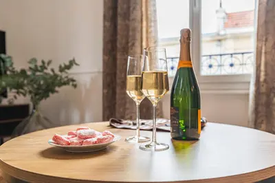 Boissons dans l'établissement La Fine Bulle, Appartement de Charme au cœur de Reims
