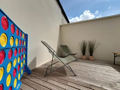 Plan de l'établissement Le Chapitre - Centre - Climatisation - Terrasse