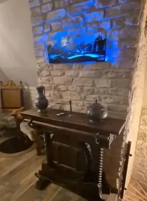 Télévision ou salle de divertissement dans l'établissement Maison Médiévale LAON