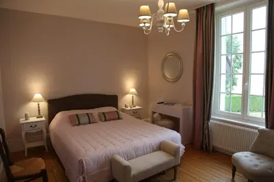 Un ou plusieurs lits dans un hébergement de l'établissement La Bertonnerie en Champagne