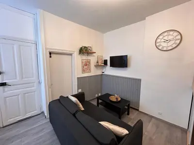Télévision ou salle de divertissement dans l'établissement La Suite Pierret Gare centre