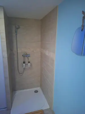 Salle de bains dans l'établissement L'échappée belle