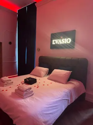Un ou plusieurs lits dans un hébergement de l'établissement Suite EVASIO, au pied du château fort, parking privé