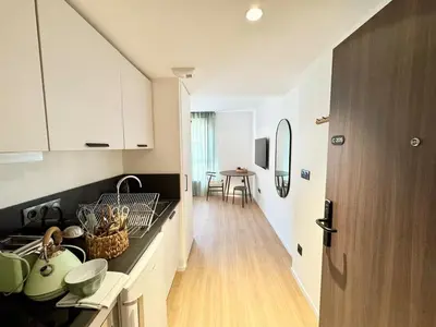 Coin salon dans l'établissement We Live Inn Sharies Reims - C205
