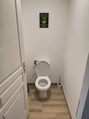 Salle de bains dans l'établissement Gîte des castors