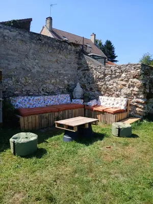 Jardin de l'établissement Chez Jenni & Bruno