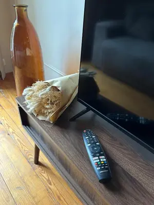 Télévision ou salle de divertissement dans l'établissement L appartement de Jeanne