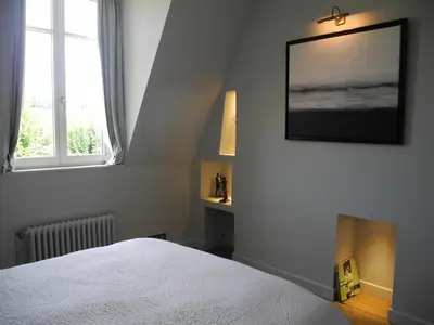 Un ou plusieurs lits dans un hébergement de l'établissement Le Château d'Hermonville B&B / Chambres d'hôtes