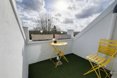 Balcon ou terrasse dans l'établissement Cosy Garden DisneyLand