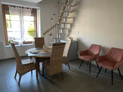 Coin salon dans l'établissement La ferme des souvenirs
