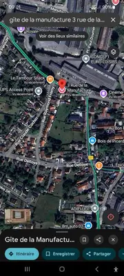 Plan de l'établissement Gîte St Gobain