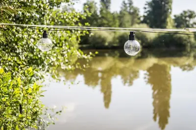 Vue sur la rivière ou le fleuve situé(e) à proximité de le chalet