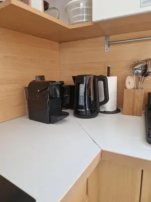Cuisine ou kitchenette dans l'établissement Le Clos Boulingrin - hyper-centre
