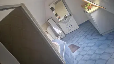 Salle de bains dans l'établissement Havre de Geseb