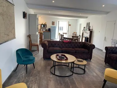 Coin salon dans l'établissement Le Grand Terroir