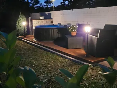 Jardin de l'établissement Gîte Ma Campagne - Avec sauna