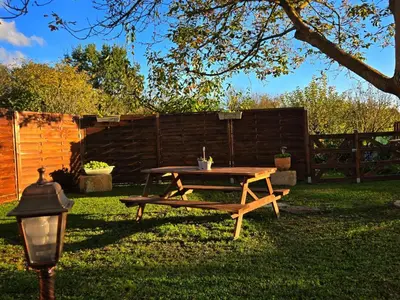 Jardin de l'établissement Gîte Ma Campagne - Avec sauna