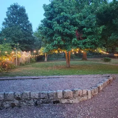 Jardin de l'établissement Au Coeur du Verger