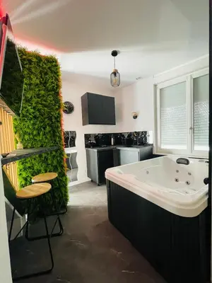 Télévision ou salle de divertissement dans l'établissement Triplex sensuel