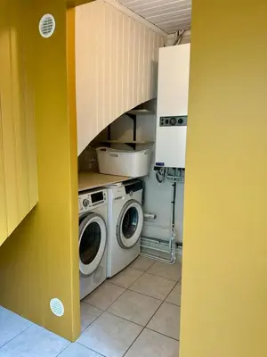 Plan de l'établissement Maison cosy pour 2 à Crépy, véranda et jardin