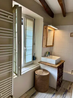 Plan de l'établissement Maison cosy pour 2 à Crépy, véranda et jardin