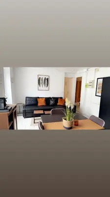 Coin salon dans l'établissement Chez bibiche