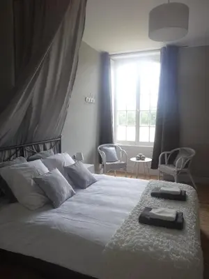 Un ou plusieurs lits dans un hébergement de l'établissement Château de Nettancourt