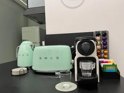 Cuisine ou kitchenette dans l'établissement Votre studio exceptionnel à Compiègne
