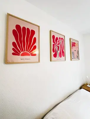 Un ou plusieurs lits dans un hébergement de l'établissement Las Vegas - Cosy appartement - 4P