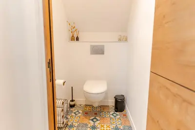 Salle de bains dans l'établissement L'authentique, Chic, relaxant et entrée autonome