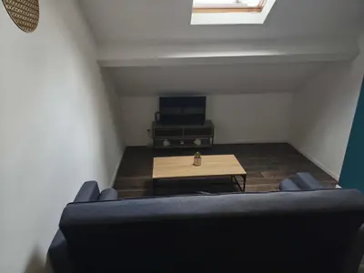 Télévision ou salle de divertissement dans l'établissement Downtown Apartment with Garage Parking